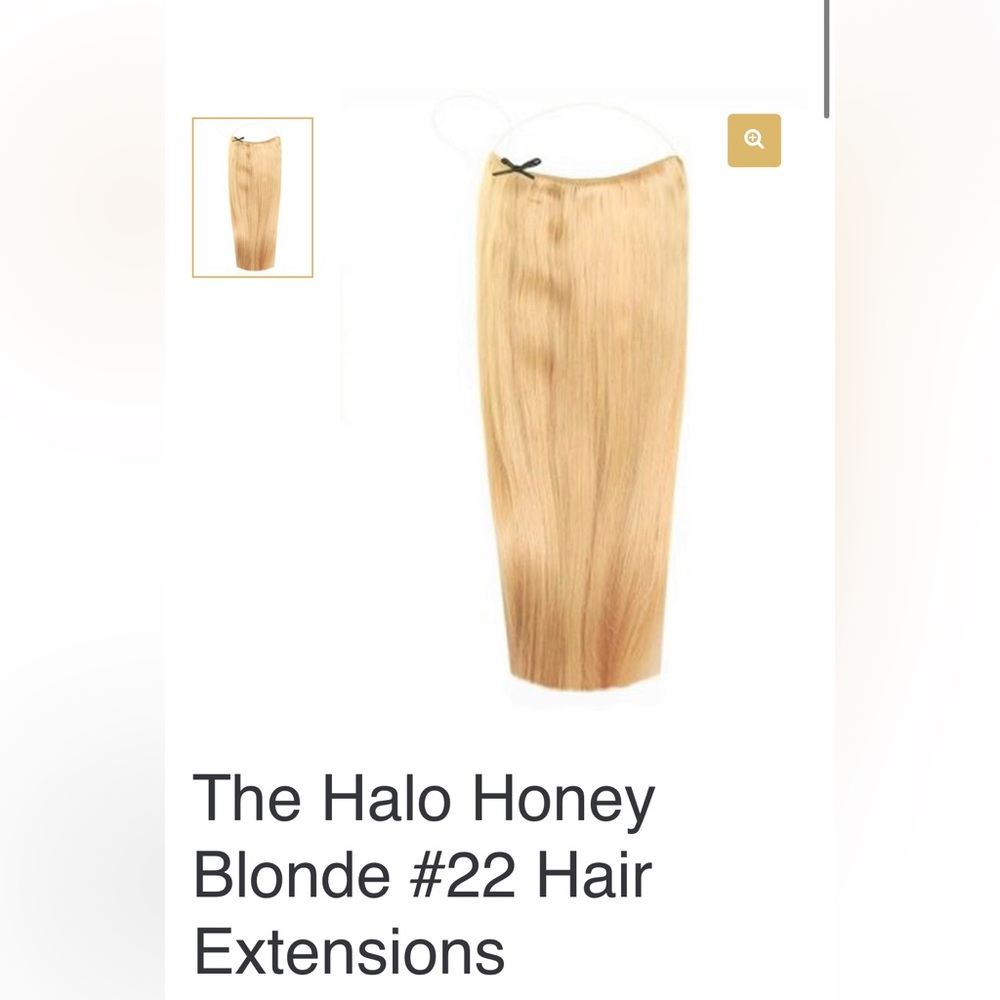 Authentic Halo Luxury Hair Extensions item 114 16” Honey Blonde 22
FREE SHIPPING